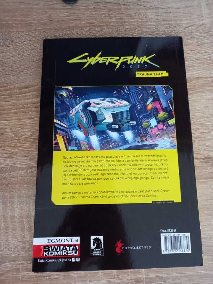 Komiks Cyberpunk 2077 Tramua Team