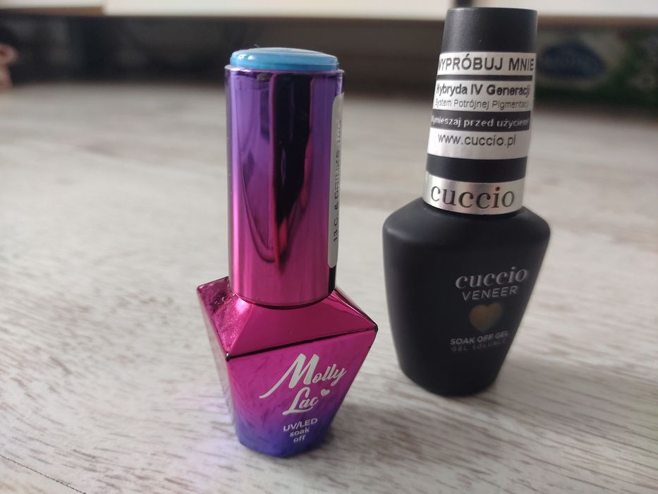 Zestaw dwóch lakierów hybrydowych Cuccio, Molly Lac.