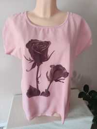 Różowa bluzeczka ze wzorem