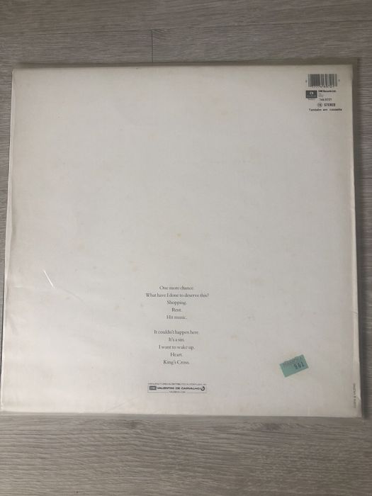 LP Vinil PET SHOP BOYS actually