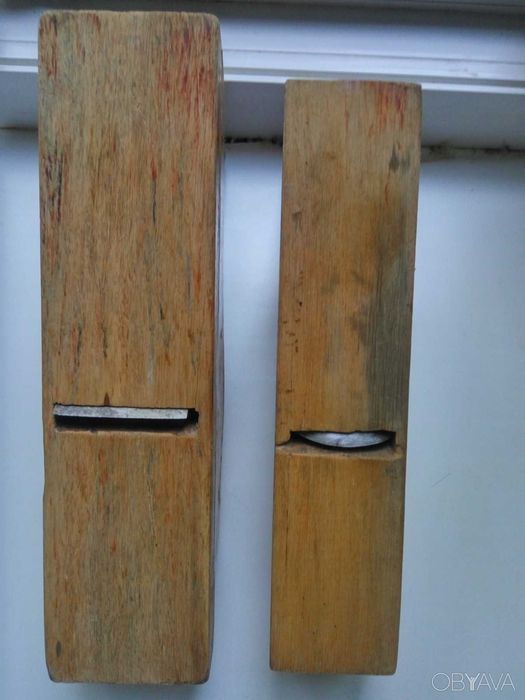 Два ручных, деревянных рубанка. (СССР)