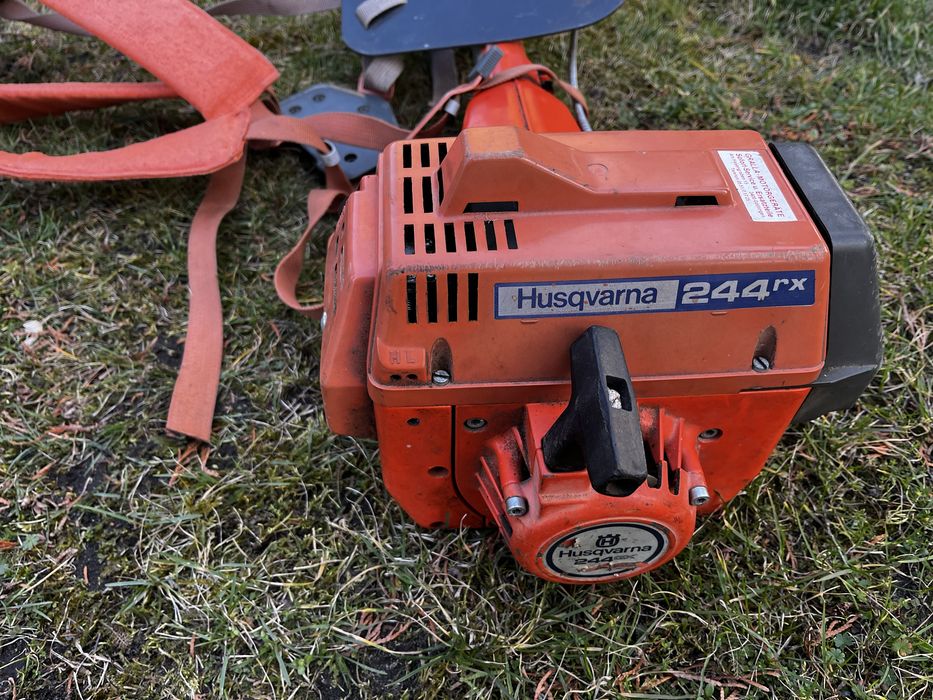 Kosa spalinowa husqvarna 244 rx. Uszkodzona linka gazu