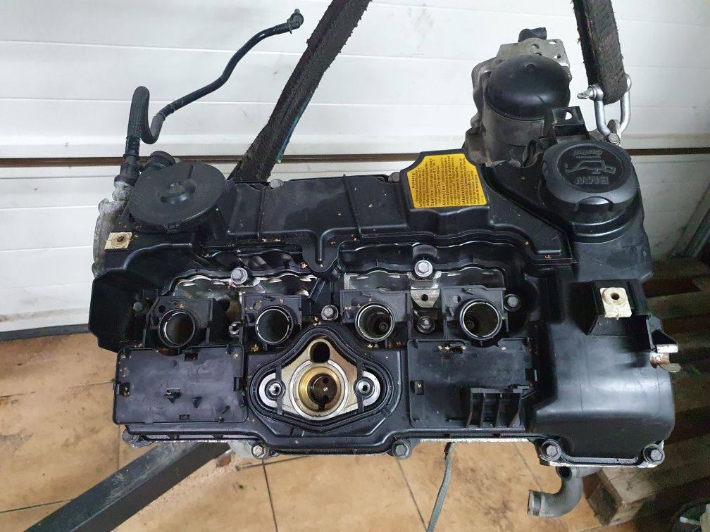 Kompletny silnik słupek uszkodzony BMW E90 E60 benzyna N43
