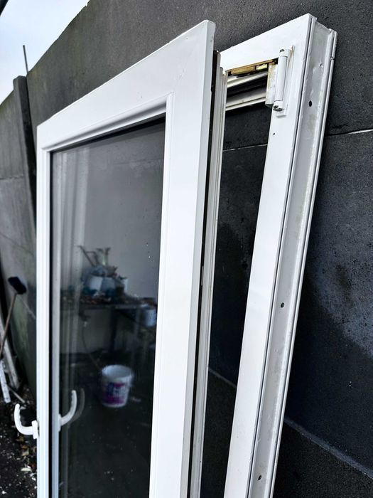 Drzwi Balkonowe UŻYWANE okna 98x214 - świetny stan - dowóz