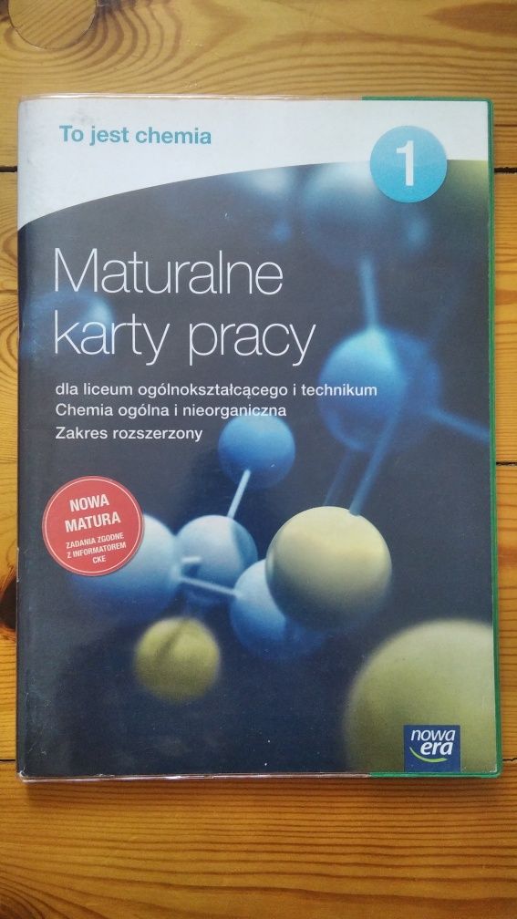 Maturalne karty pracy To jest chemia Nowa Era rozszerzony 1