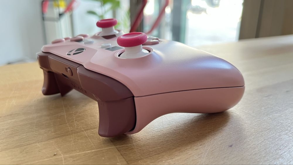 Analogi Hall Minecraft pad Xbox One pig - różowy