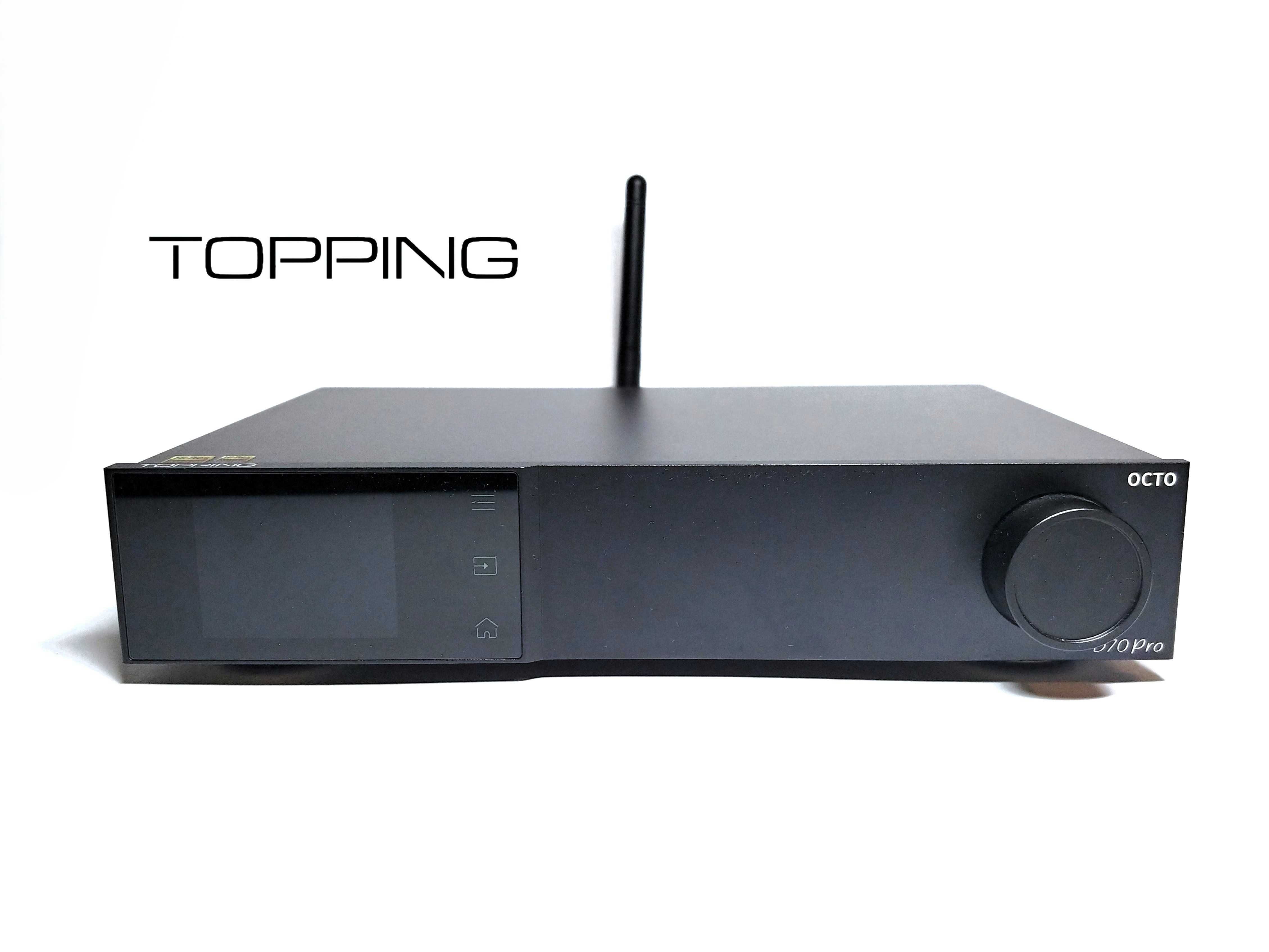 Topping D70 Pro OCTO Black 8x CS43198 XMOS BT5.1 LDAC 32/768 DSD512