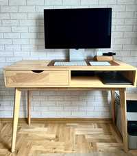 Eleganckie biurko z litego drewna, konsola, sekretarzyk