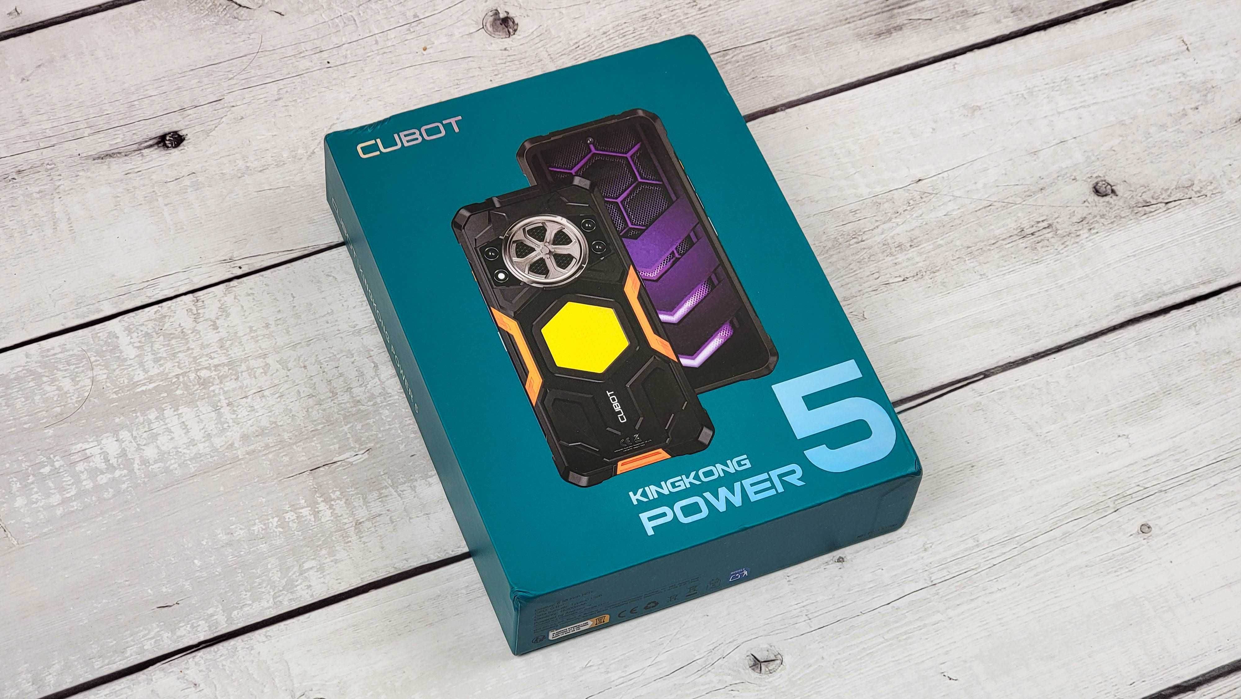 Смартфон Cubot KingKong Power 5: 15300 мАч, динамик 5W, фонарь и лампа