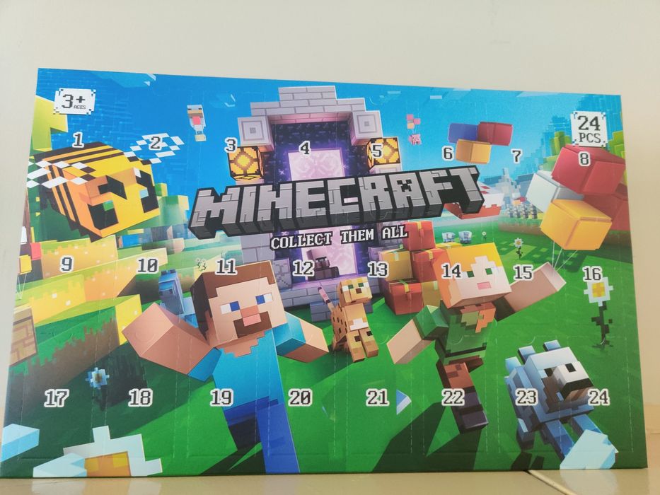 Minecraft Kalendarz adwentowy  figurki 24 sztuki -Nowość-wys24h