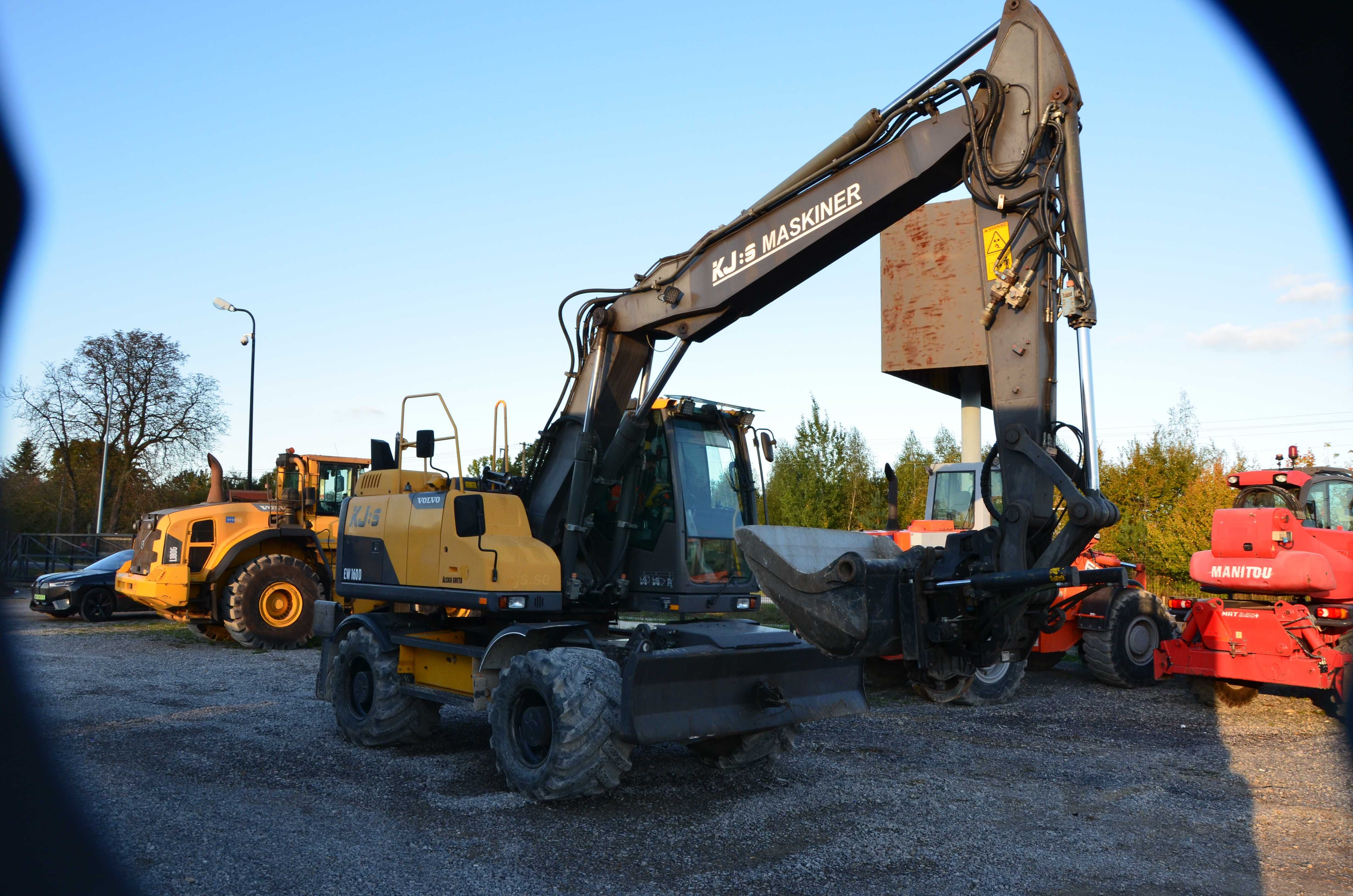 VOLVO EW160 D z rototilem iGPS 3 D TOPCON 2012r, 12900mth