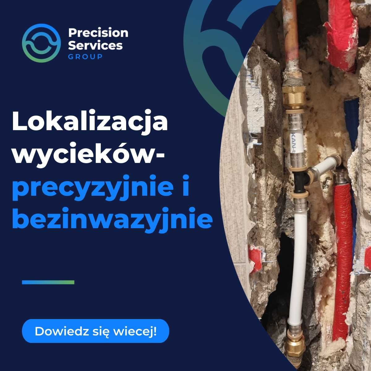 Wykrywanie, lokalizowanie wycieków, osuszanie i odgrzybianie budynków.