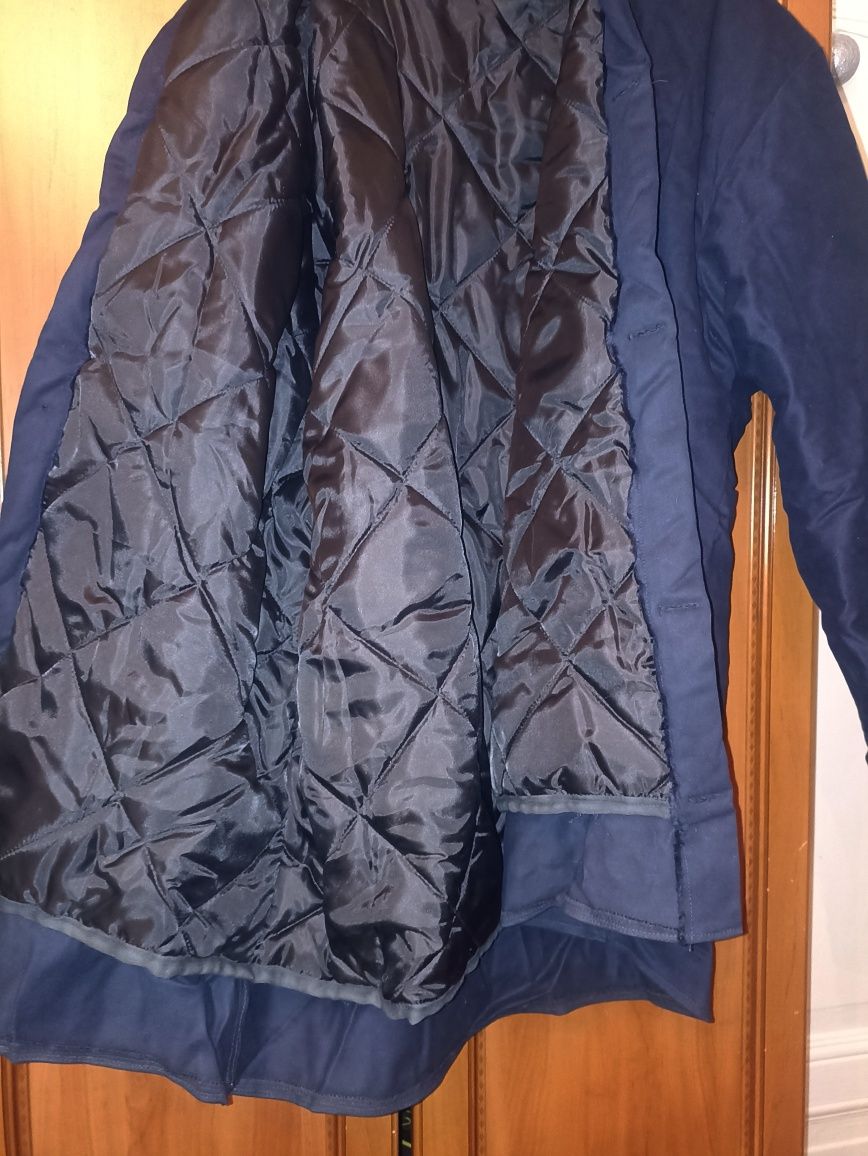 Duża ocieplana kurtka drelichowa. 3XL