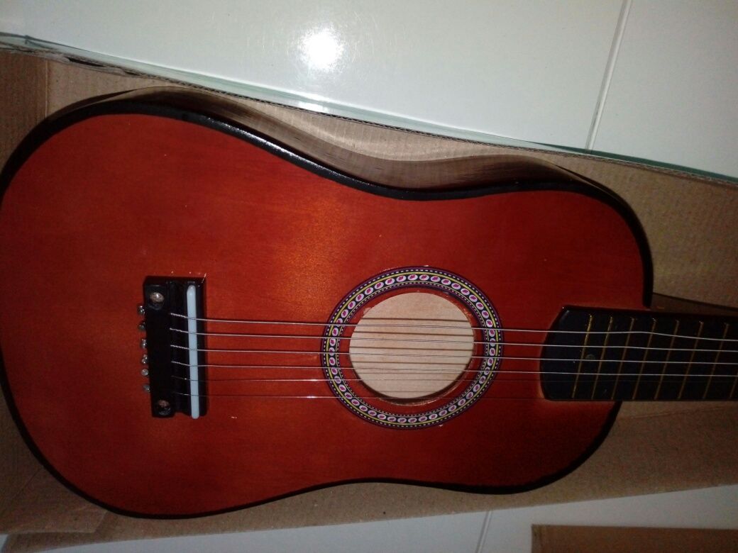 Gitara klasyczna akustyczna dla dzieci drewno 6 strun nowa klasyk
