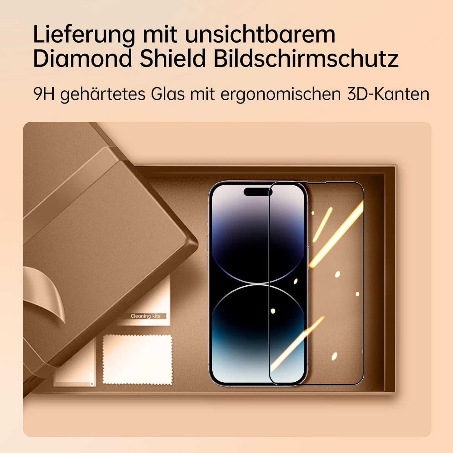 JUESHITUO etui pancerne iPhone 13 Pro MagSafe + szkło ochronne 9H