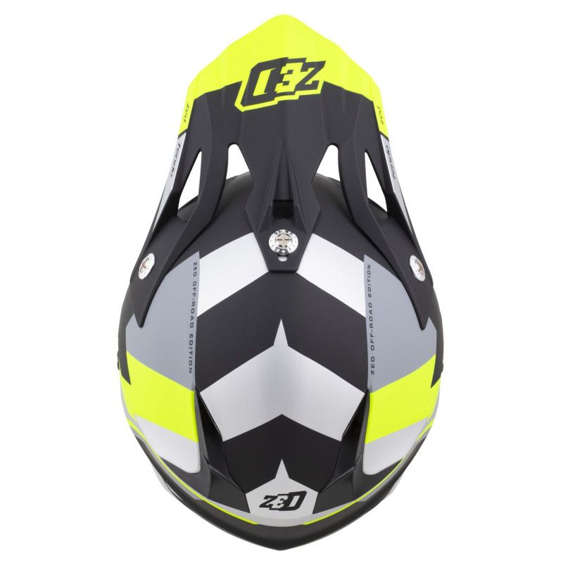 Kask Crossowy Motocyklowy Zed ECE06 GOGLE gratis interkom ready XS-XL