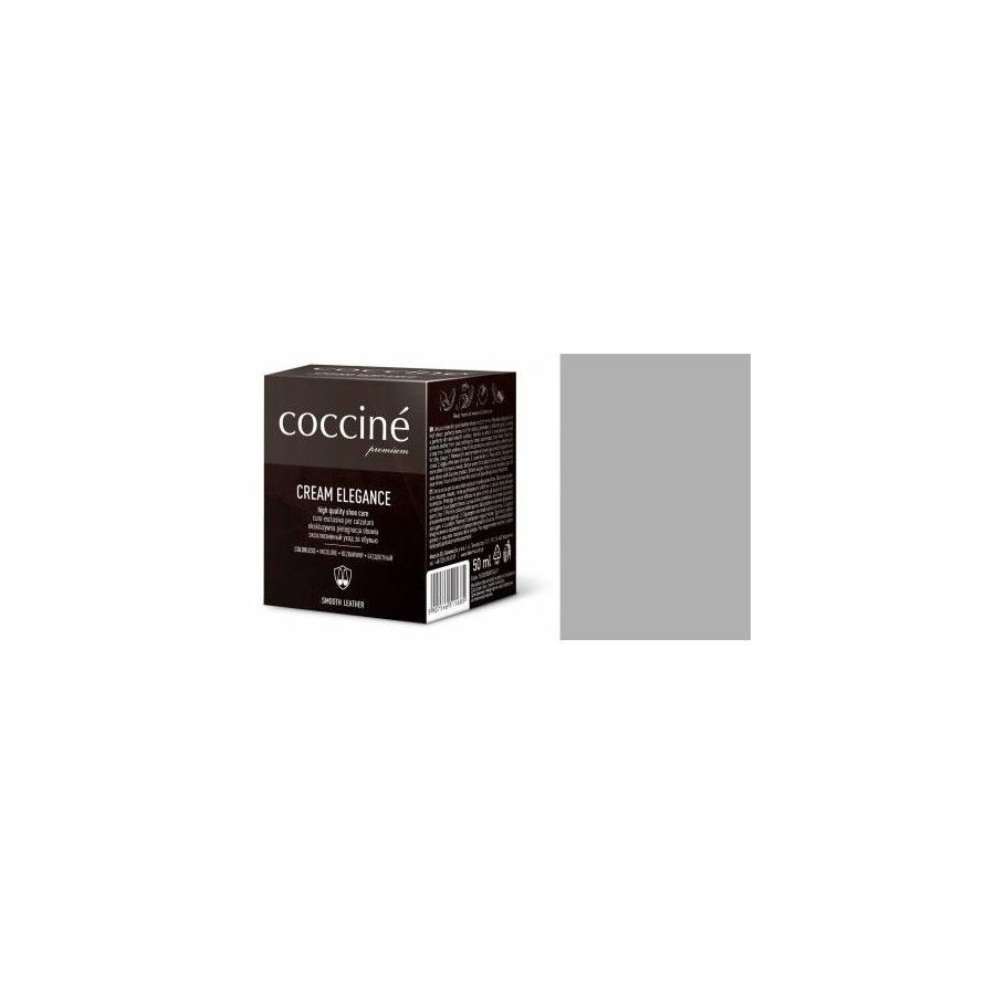 pasta do butów krem do skóry gładkiej cream elegance srebrny 50 ml