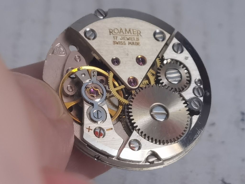 Stary szwajcarski zegarek ROAMER