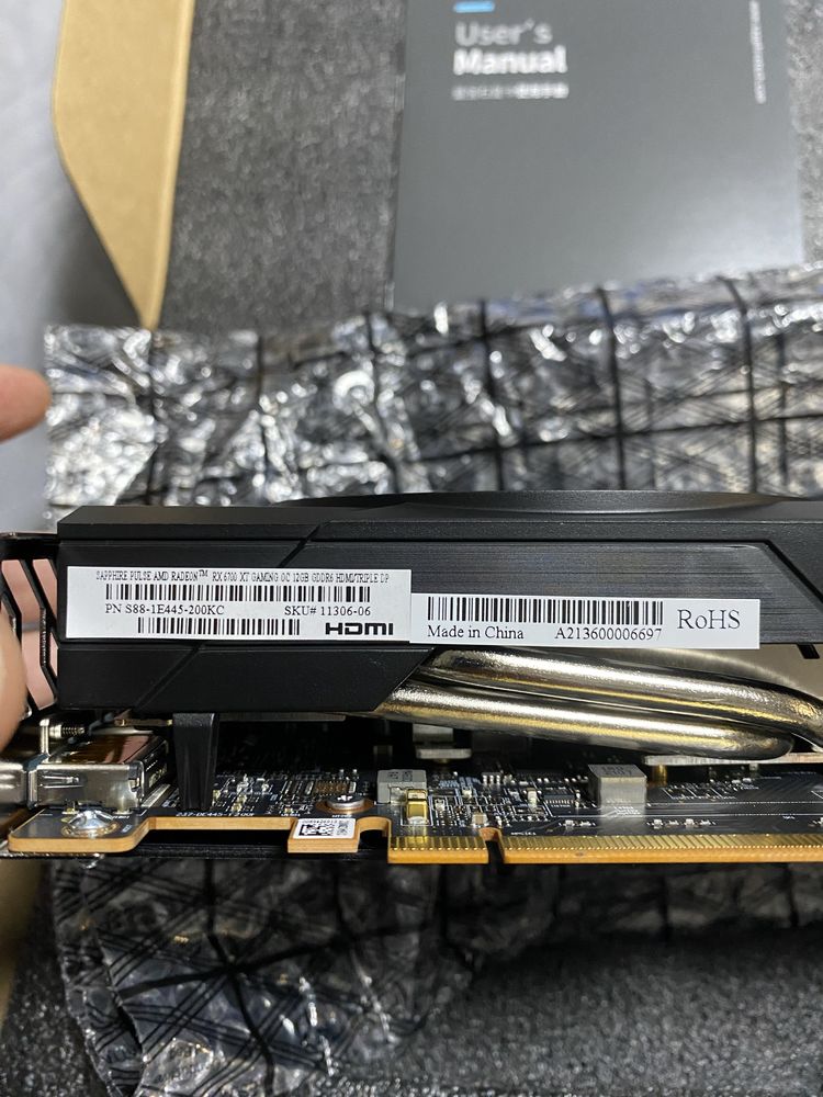 Видеокарта Saphire Puls AMD Radeon RX6700XT 12Gb