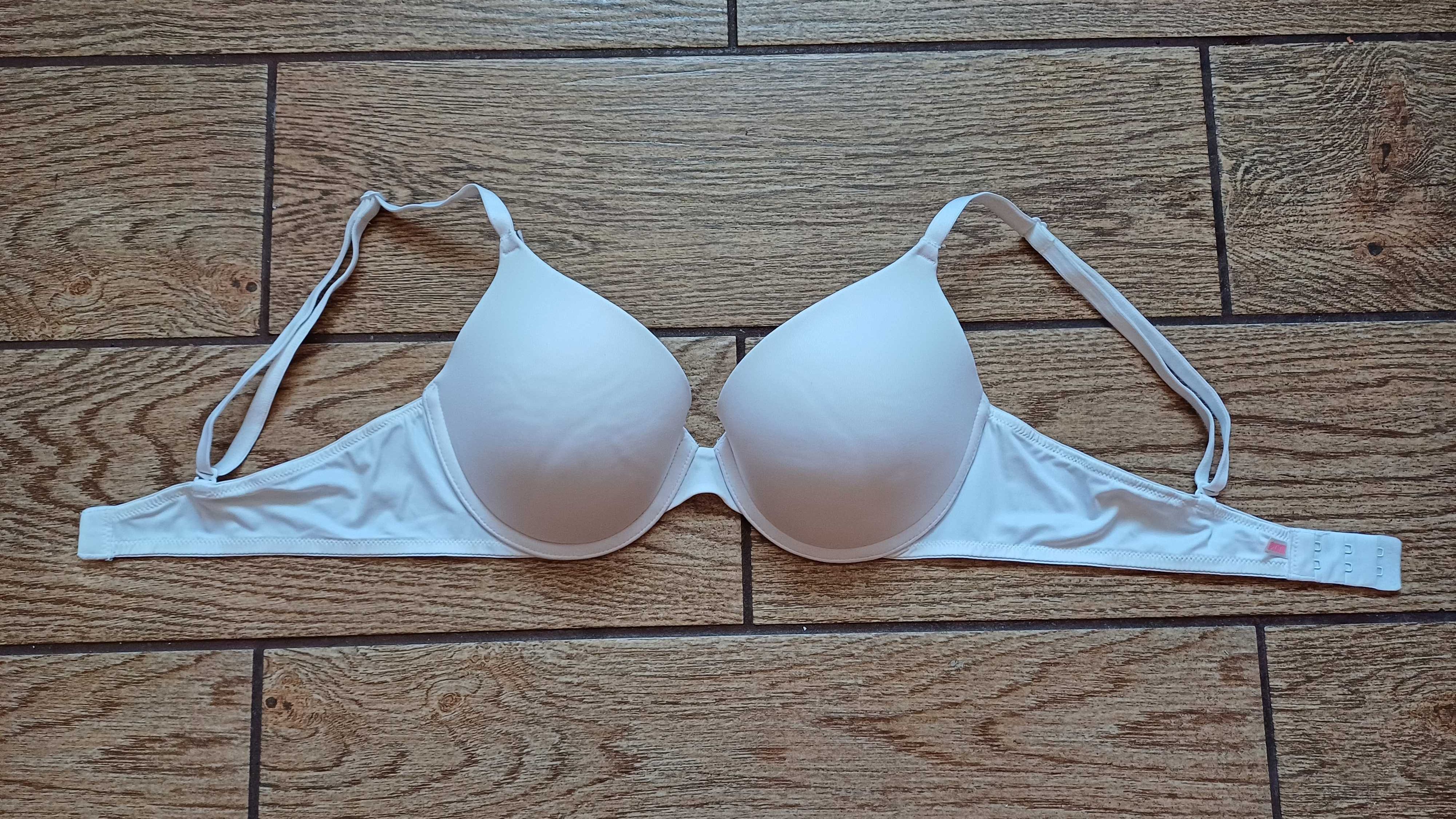 Nowy biały biustonosz Victoria's Secret r. 80 B push up