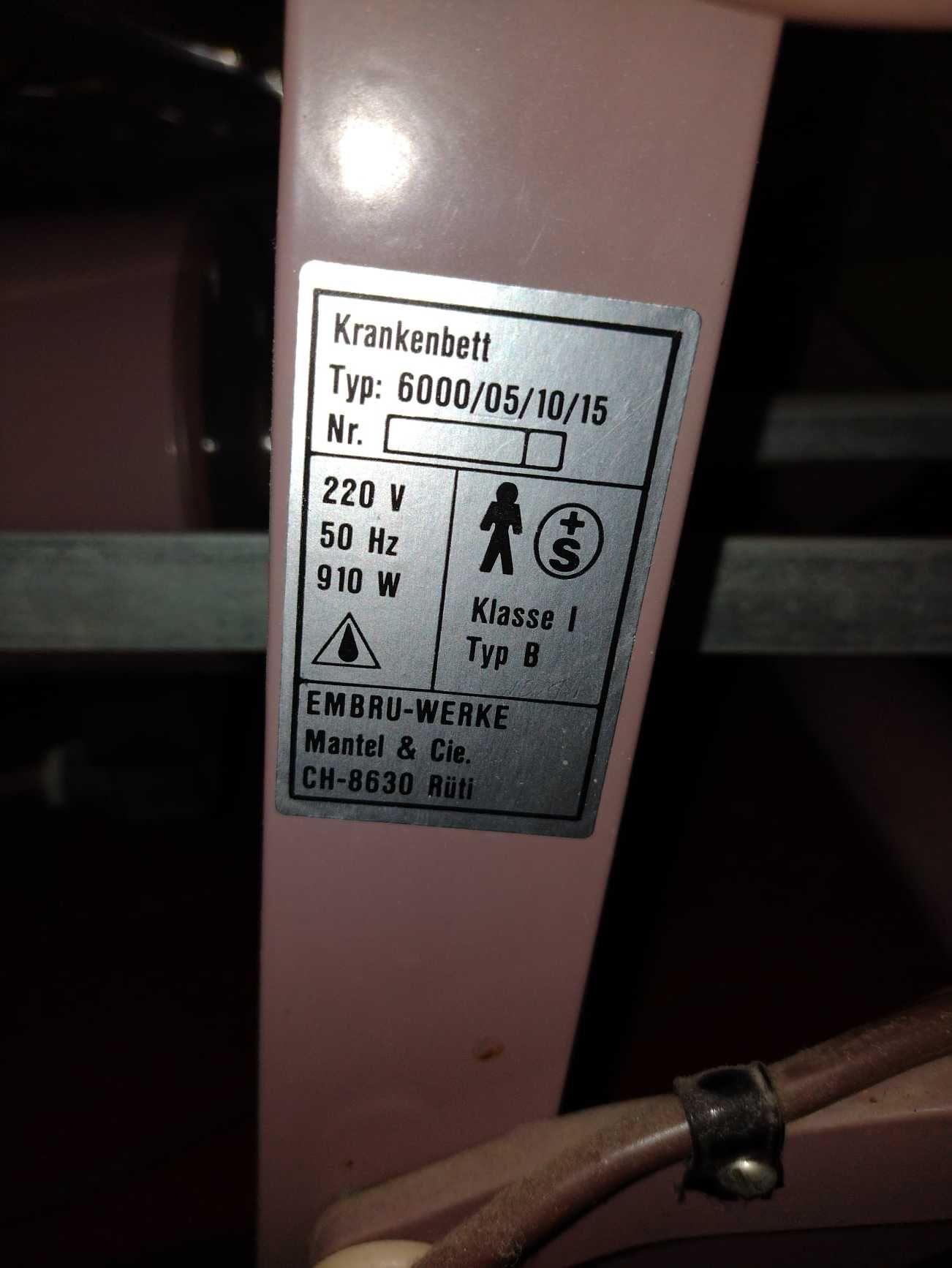 Łóżko szpitalne, rehabilitacyjne elektryczne