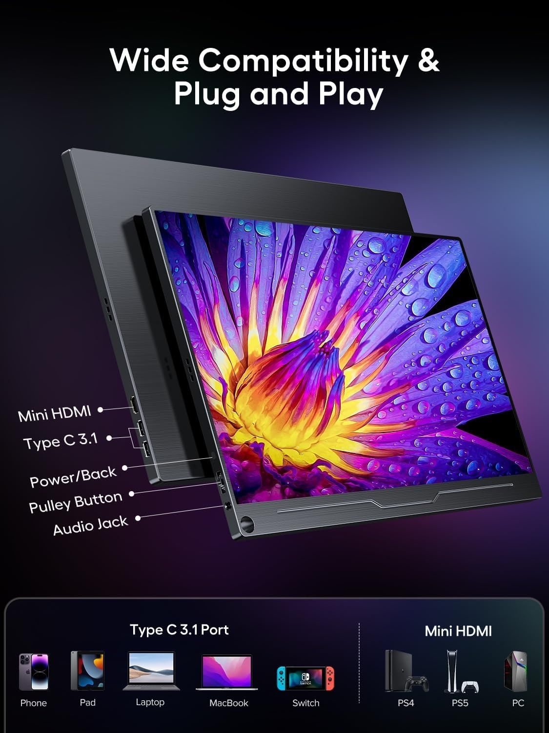 Monitor UPERFECT 18'5 cal