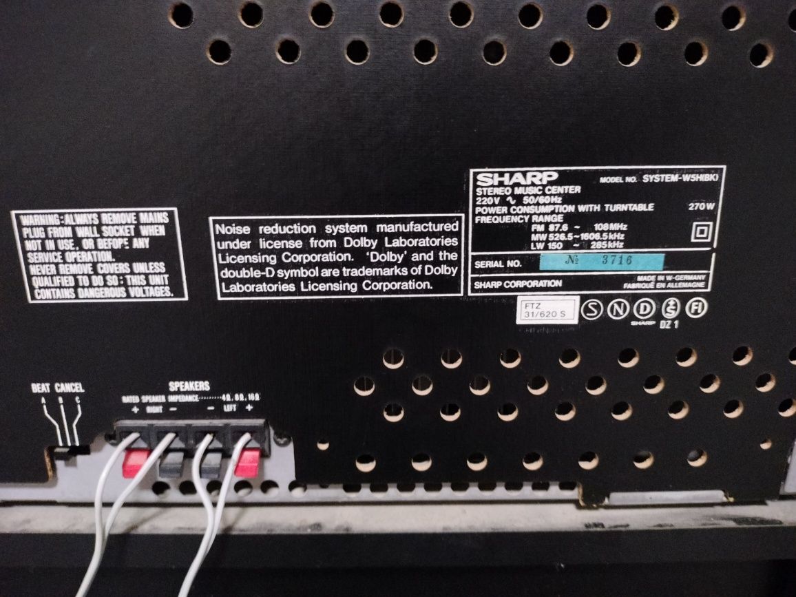 Wieża Sharp System W5-W5H(BK)