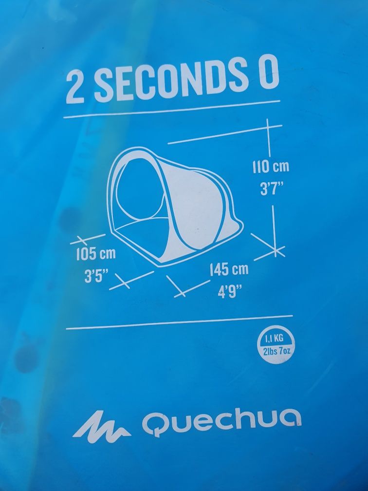 Tenda meia lua - para a praia ou acampar - 2 seconds- Quechua- nova, u
