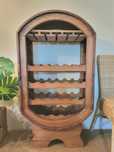 Bar, garrafeira, aparador, prateleiras, mexicano, rustico