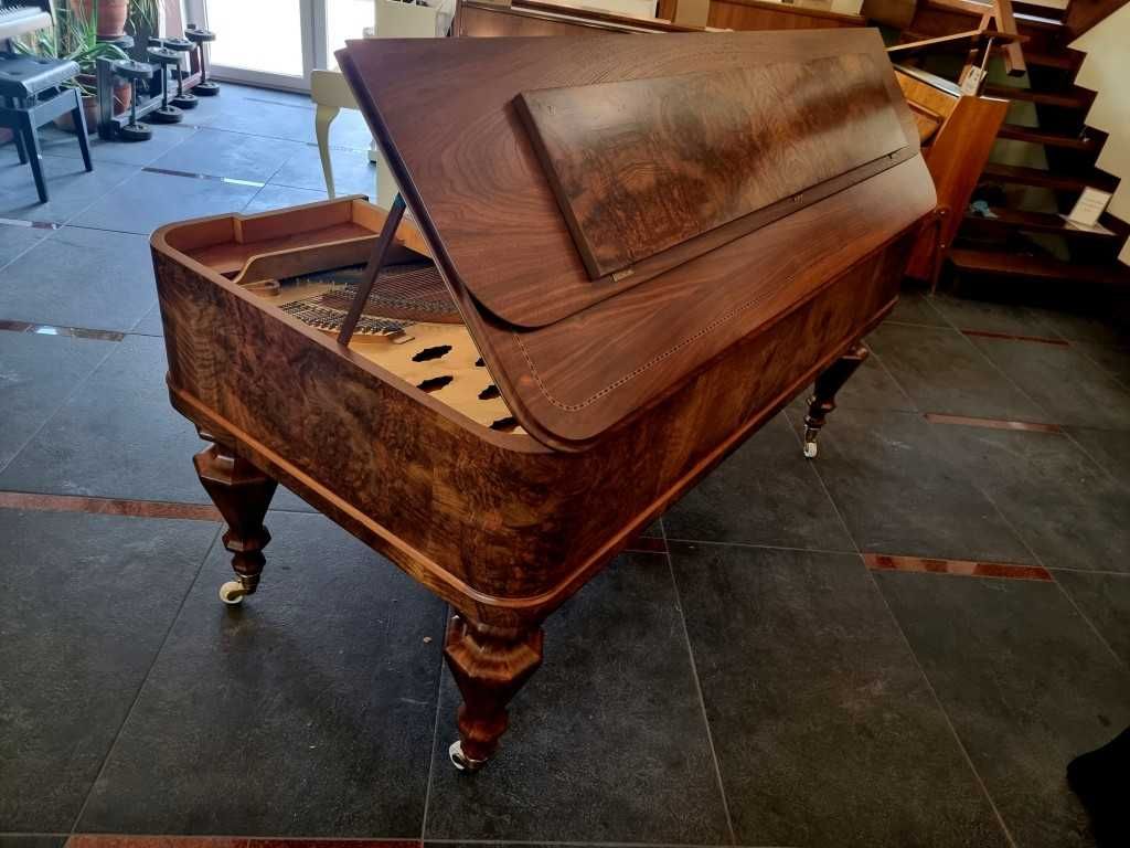 Fortepian STOŁOWY J.G. Malmsjo 1879 wzorowany na Steinway Square Piano