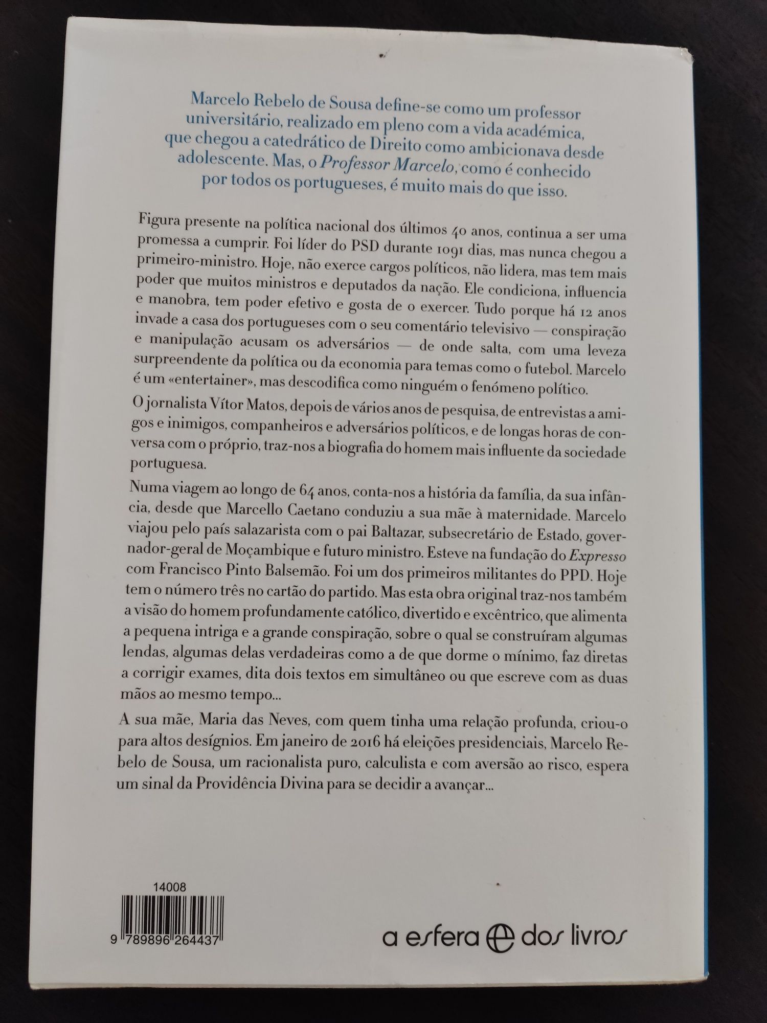 Livro Marcelo Rebelo de Sousa