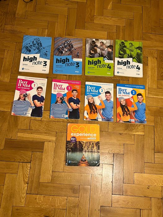 Karty pracy i podręczniki – angielski, rosyjski – TANIO!