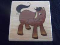 Carimbo em madeira – Cavalo / Wooden Stamp - Horse