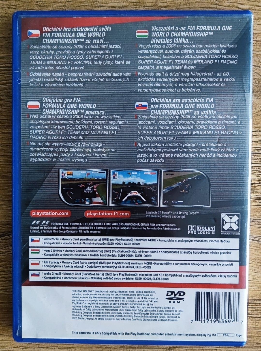 Pudełko Formula One 06 PL PlayStation 2 (PS2)