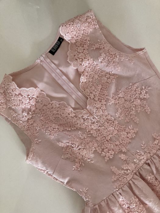 Sukienka emo emu wesele wizytowa okolicznosciowa studniowka chrzciny