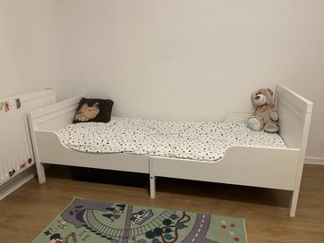 Ikea sundvik łóżko dziecięce z dnem i materacem Innerlig