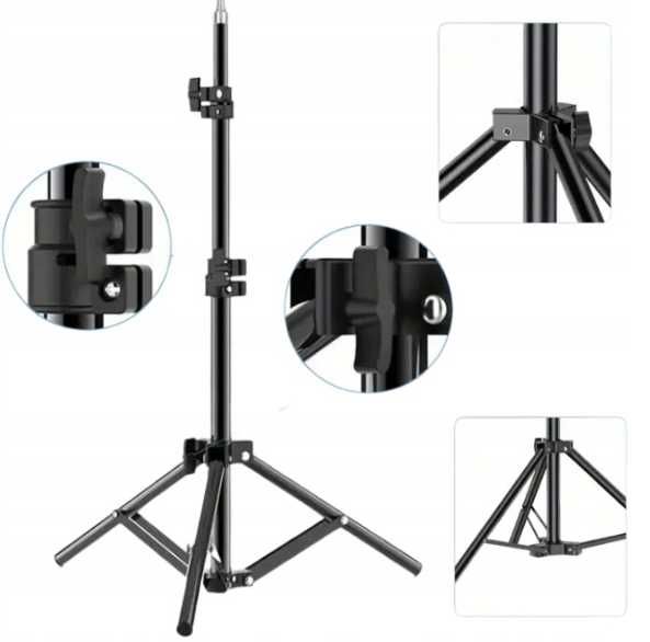 WYPRZEDAŻ Masywny i Stabilny Statyw Oświetleniowy 275cm 5kg Do Lamp