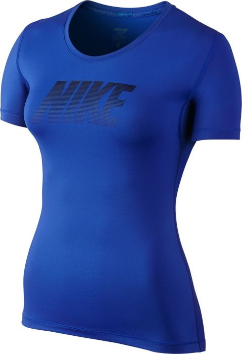 Koszulka Nike Pro Cool GRX SS Top S niebieska