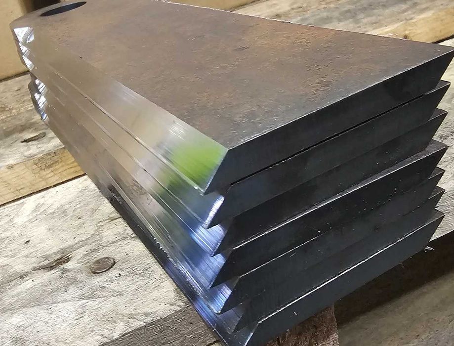 Nóż przystawki rozdrabniacza 240x60x6 Capello Waryński, cały z Hardoxu