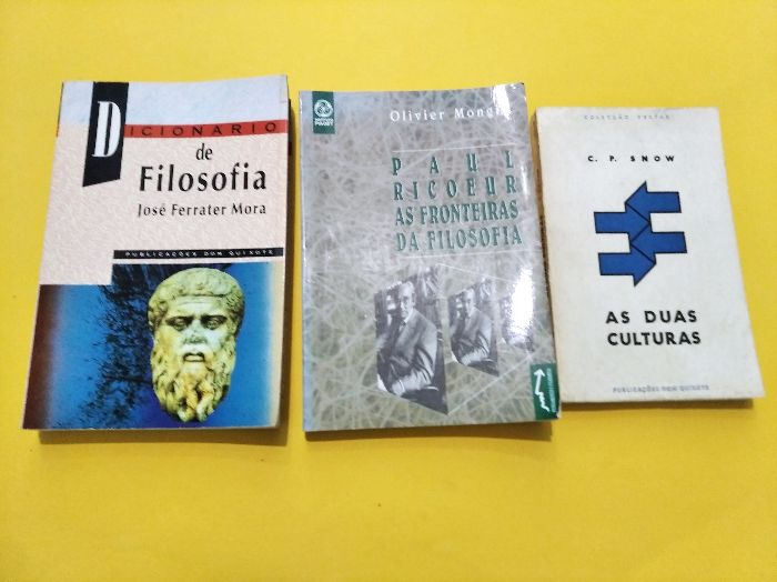 Diversos livros de Filosofia: A Morte do Divino Sócrates e outros