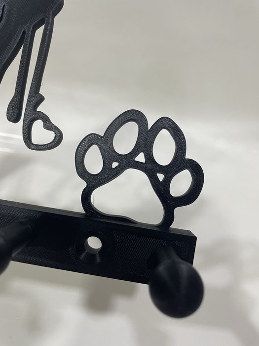 Cabide de trela de cão / cachorro - 5 suportes