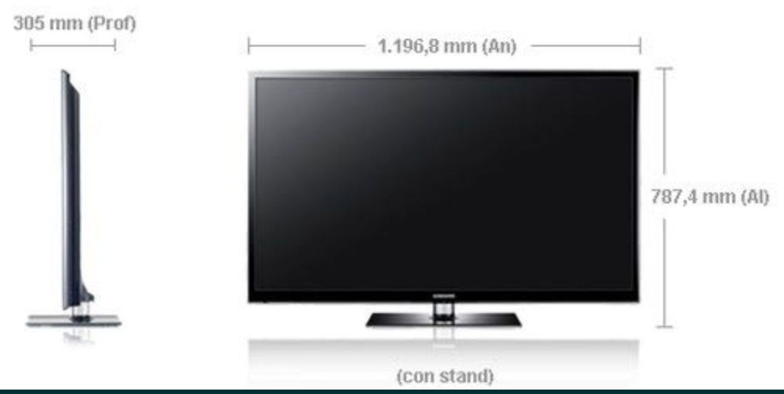 Телевизор Samsung диагональ 51″ PS51E550D1W