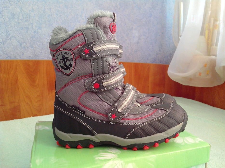 Новые зимние ботинки полусапожки Super Gear 35 р (стелька 23 см)