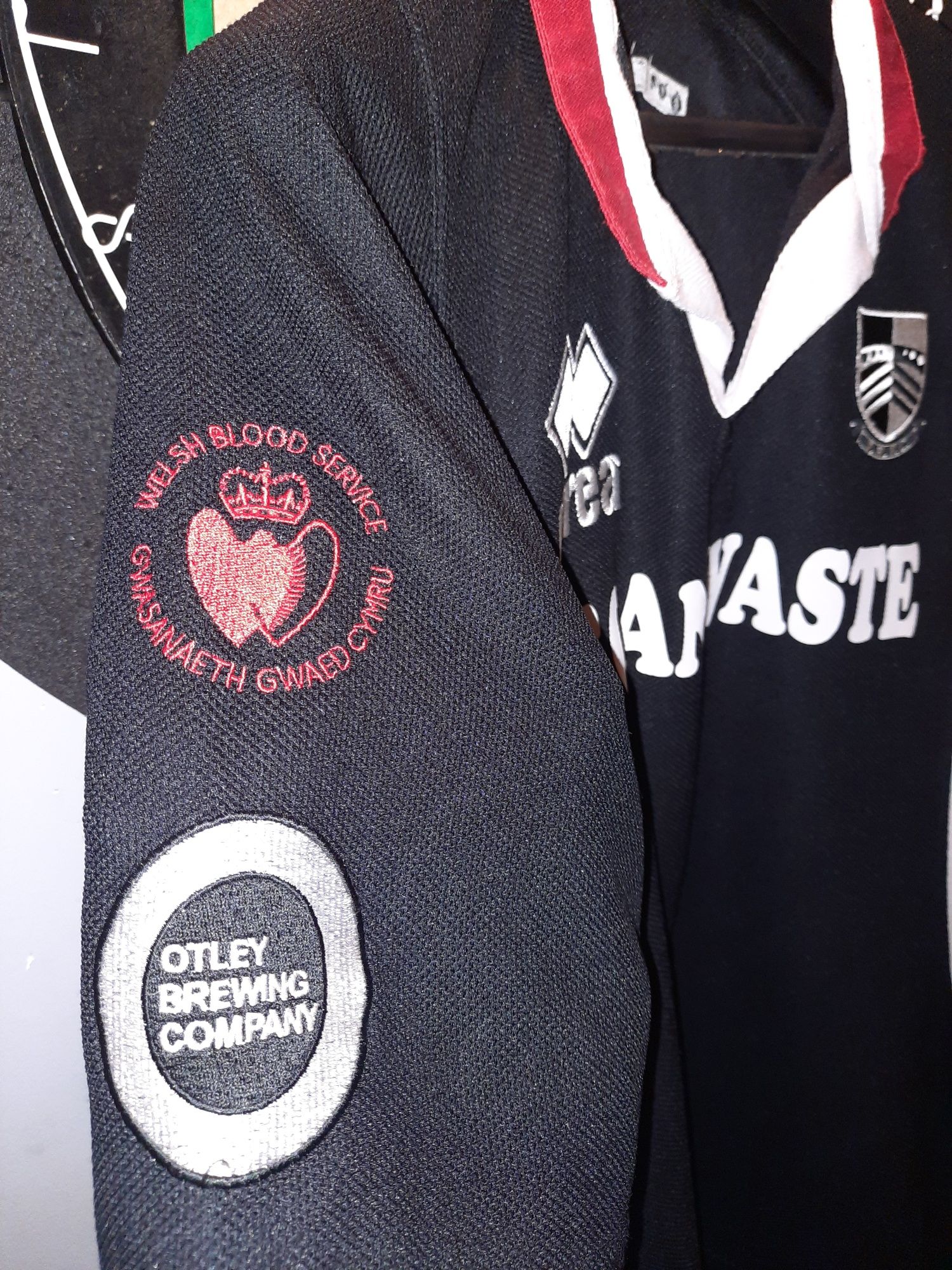 Koszulka rugby Pontypridd RFC, Walia, Errea 3XL