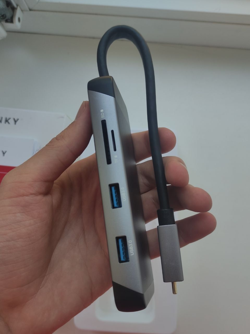 Мультипортовий адаптер(USB-C hub) 9 in 1 IVANKY