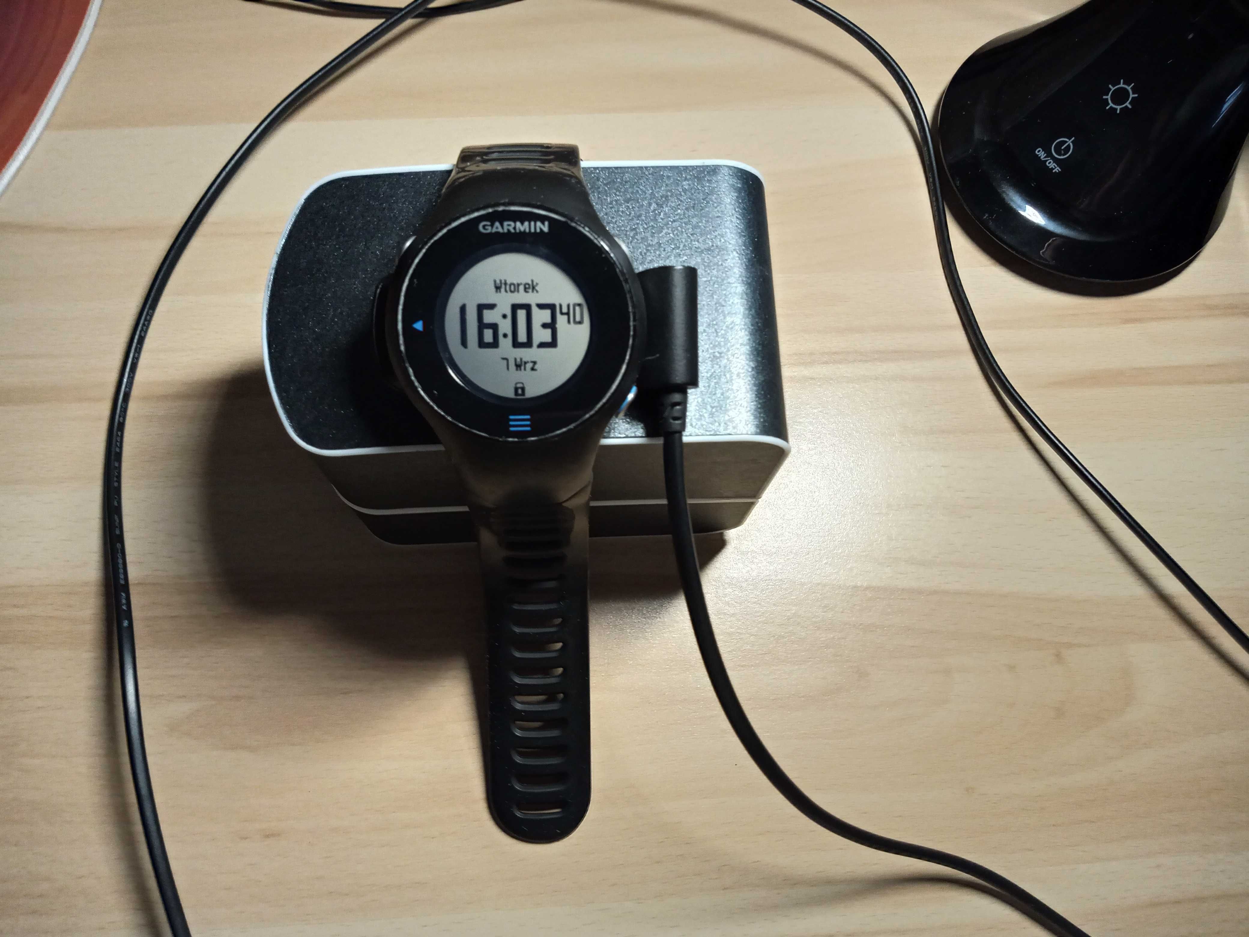 uzywany zegarek GARMIN FORERUNNER 610, GPS, STAN BDB