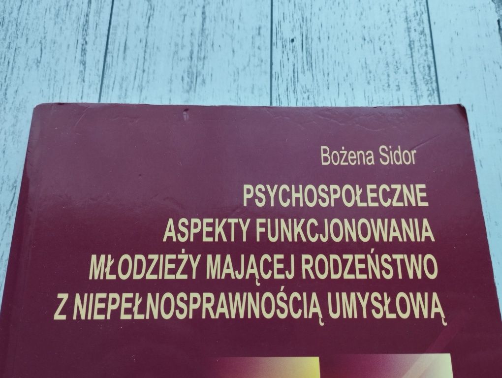 Psychospołeczne funkcjonowanie młodzieży mającej rodzeń. z niepeł.umys