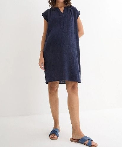 B.P.C sukienka ciążowa bordowa muślinowa r.46