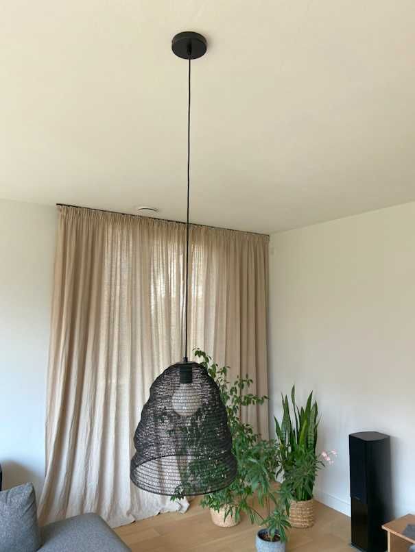 Lampa wisząca Zara czarna druciana