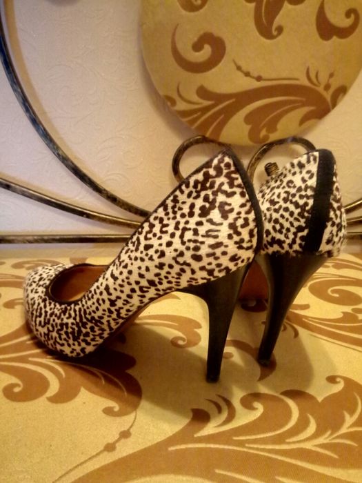Туфли из меха пони Zara 39 размер